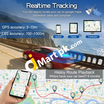 Ezgogo Tracking Devices Gps Tracker For Car / Vehicle With 10000Mah Super Battery - Imported From Uk